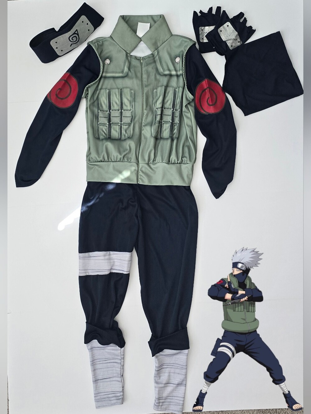Kakashi Hatake Costume Boys. Naruto.